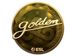 ステッカー | Golden (Gold) | Katowice 2019