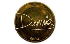 Sticker | dennis (Gold) | Katowice 2019