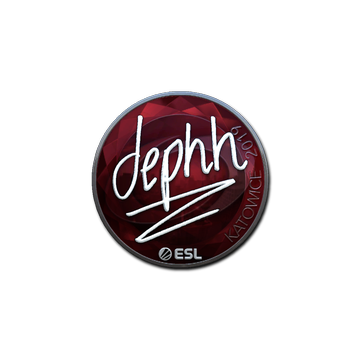 Sticker | dephh (Foil) | Katowice 2019 image 360x360