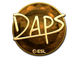 Aufkleber | daps (Gold) | Kattowitz 2019