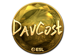 ステッカー | DavCost (Gold) | Katowice 2019