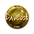 Sticker | DavCost (Gold) | Katowice 2019 image 120x120