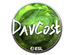 Klistermärke | DavCost (Foil) | Katowice 2019