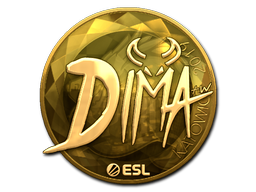 Sticker | Dima (Goud) | Katowice 2019