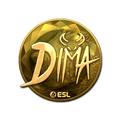 Sticker | Dima (Gold) | Katowice 2019 image 120x120