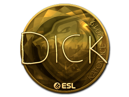 Sticker | DickStacy (Goud) | Katowice 2019