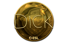 Sticker | DickStacy (Gold) | Katowice 2019