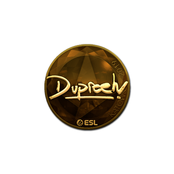 Sticker | dupreeh (Gold) | Katowice 2019 image 360x360