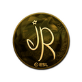 Sticker | jR (Gold) | Katowice 2019 image 120x120