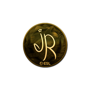 Sticker | jR (Gold) | Katowice 2019 image 360x360