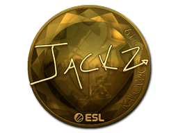 Sticker | JaCkz (Goud) | Katowice 2019