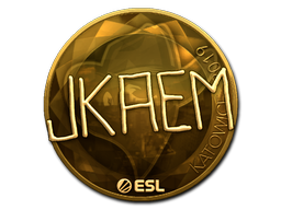 ステッカー | jkaem (Gold) | Katowice 2019
