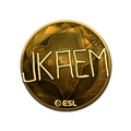 Sticker | jkaem (Gold) | Katowice 2019 image 120x120