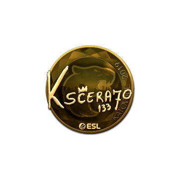 Sticker | KSCERATO (Gold) | Katowice 2019 image 360x360