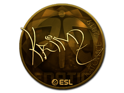 Sticker | KRIMZ (Gold) | Katowice 2019