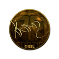 Sticker | KRIMZ (Gold) | Katowice 2019 image 120x120