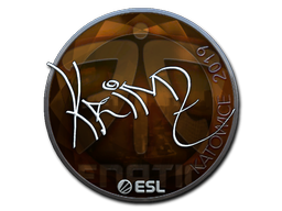 Стикер | KRIMZ (ламиниран) | Katowice 2019