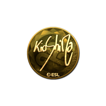 Sticker | kioShiMa (Gold) | Katowice 2019 image 360x360