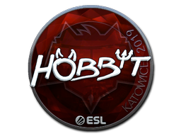 Naklejka | Hobbit (foliowana) | Katowice 2019