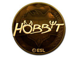 Sticker | Hobbit (Goud) | Katowice 2019