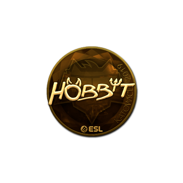 Sticker | Hobbit (Gold) | Katowice 2019 image 360x360