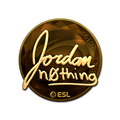 Sticker | n0thing (Gold) | Katowice 2019 image 120x120