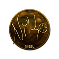 Sticker | NiKo (Gold) | Katowice 2019 image 120x120