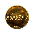 Sticker | n0rb3r7 (Gold) | Katowice 2019 image 120x120