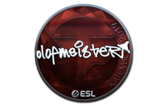 Sticker | olofmeister (Foil) | Katowice 2019