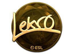 Adesivo | Lekr0 (Dourado) | Katowice 2019