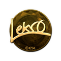 Sticker | Lekr0 (Gold) | Katowice 2019 image 120x120