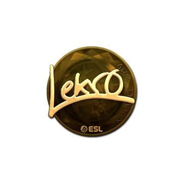 Sticker | Lekr0 (Gold) | Katowice 2019 image 360x360