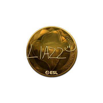 Sticker | Liazz (Gold) | Katowice 2019 image 360x360