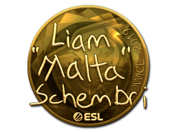 Sticker | malta (Gold) | Katowice 2019