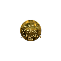 Sticker | malta (Gold) | Katowice 2019