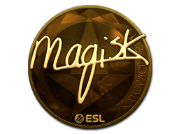 Стикер | Magisk (златен) | Katowice 2019