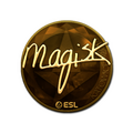 Sticker | Magisk (Gold) | Katowice 2019 image 120x120