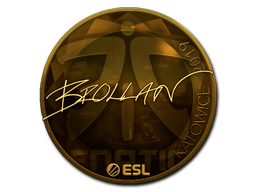 Sticker | Brollan (Goud) | Katowice 2019