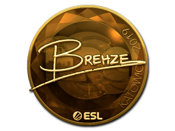 Adesivo | Brehze (Dourado) | Katowice 2019