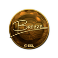 Sticker | Brehze (Gold) | Katowice 2019 image 120x120