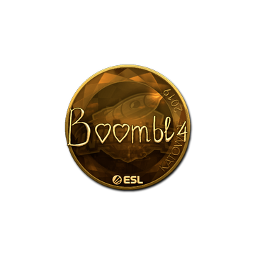 Sticker | Boombl4 (Gold) | Katowice 2019 image 360x360