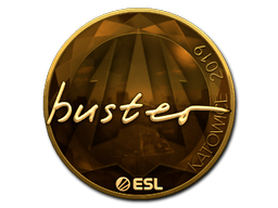 Стикер | buster (златен) | Katowice 2019