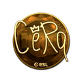 Sticker | CeRq (Gold) | Katowice 2019 image 120x120