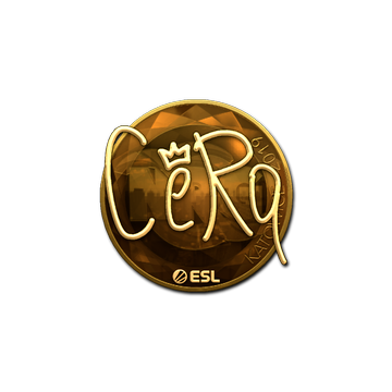 Sticker | CeRq (Gold) | Katowice 2019 image 360x360