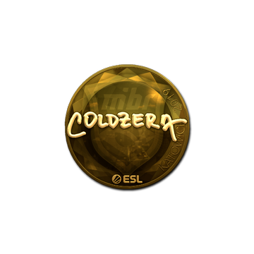 Sticker | coldzera (Gold) | Katowice 2019 image 360x360