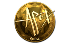 Sticker | apEX (Gold) | Katowice 2019