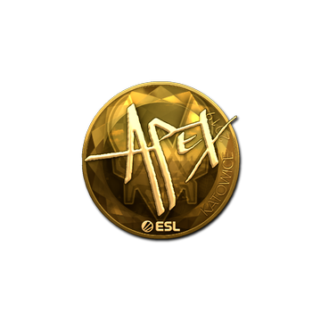 Sticker | apEX (Gold) | Katowice 2019 image 360x360