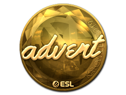 Sticker | advent (Gold) | Katowice 2019