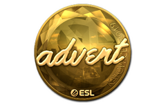 Sticker | advent (Gold) | Katowice 2019