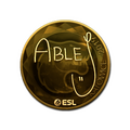 Sticker | ableJ (Gold) | Katowice 2019 image 120x120